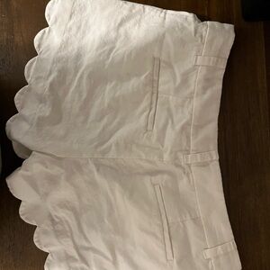 JCrew scalloped shorts
